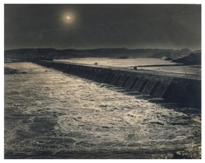 Framed Print : Eclipse / Aswan Dam 1901 Framed Print : Eclipse / Aswan Dam 1901