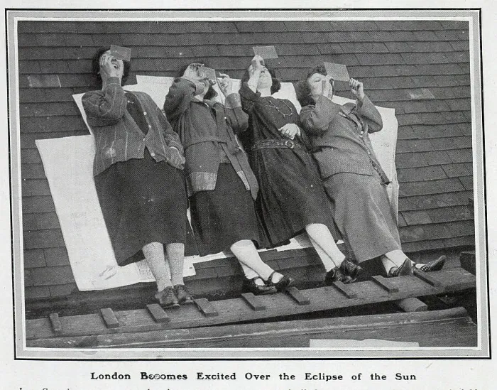 Framed Print : Four eclipse spectators Framed Print : Four eclipse spectators
