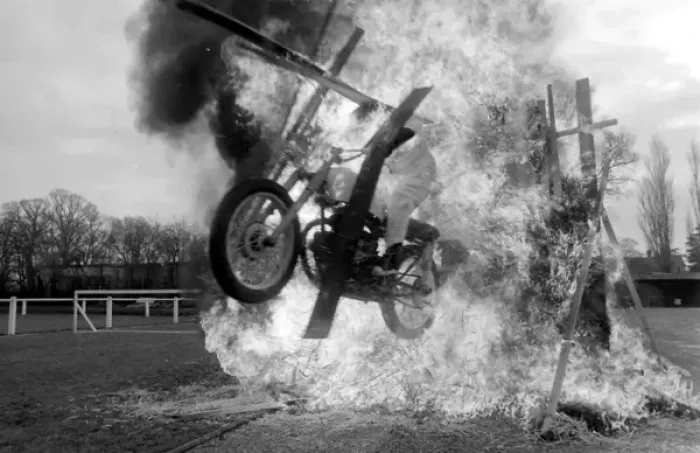 Framed Print : Eddie Merton, superstitious stuntman Framed Print : Eddie Merton, superstitious stuntman