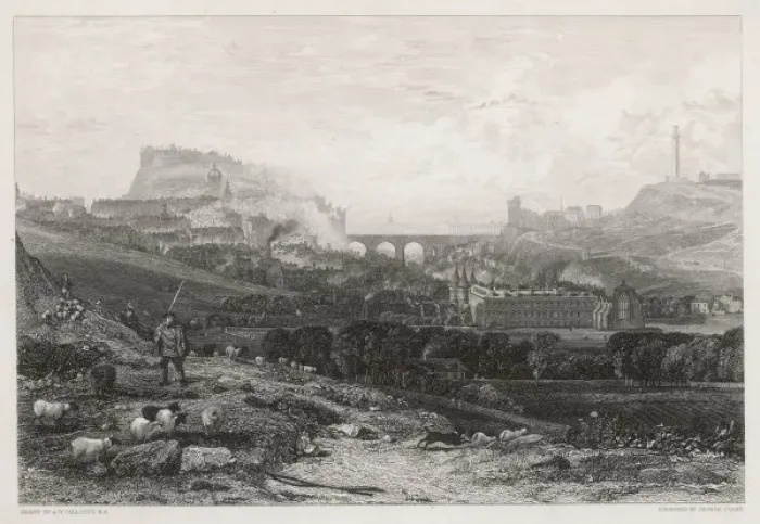 Framed Print : Edinburgh in 1819 Framed Print : Edinburgh in 1819
