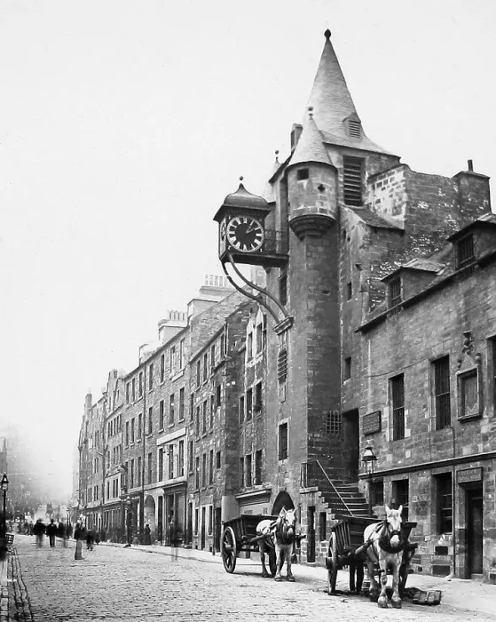 Framed Print : Edinburgh Canongate Tolbooth Victorian period Framed Print : Edinburgh Canongate Tolbooth Victorian period