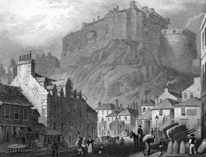 Framed Print : Edinburgh Castle / 1829 Framed Print : Edinburgh Castle / 1829