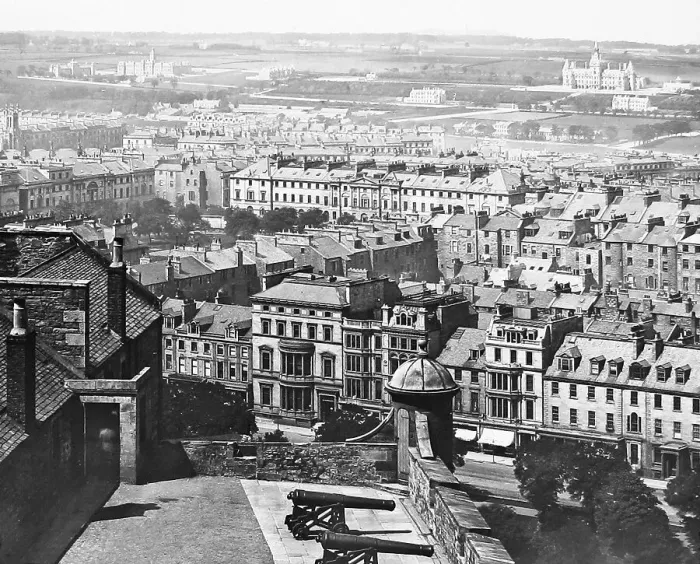 Framed Print : Edinburgh from the Castle Victorian period Framed Print : Edinburgh from the Castle Victorian period