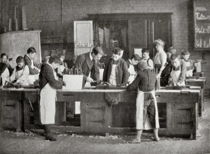 Framed Print : Edinburgh Day Industrial School - Carpentry Framed Print : Edinburgh Day Industrial School - Carpentry