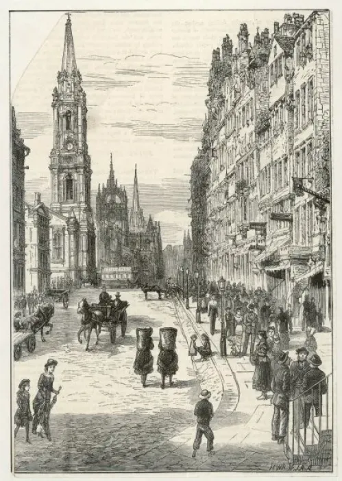 Framed Print : Edinburgh High Street Framed Print : Edinburgh High Street