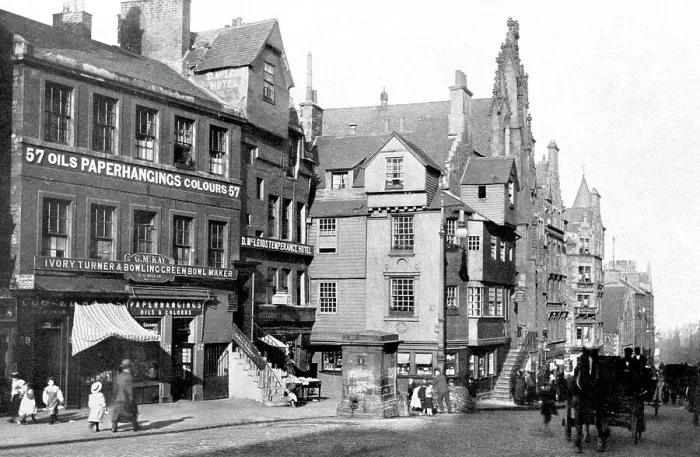 Framed Print : Edinburgh John Knox's House early 1900s Framed Print : Edinburgh John Knox's House early 1900s
