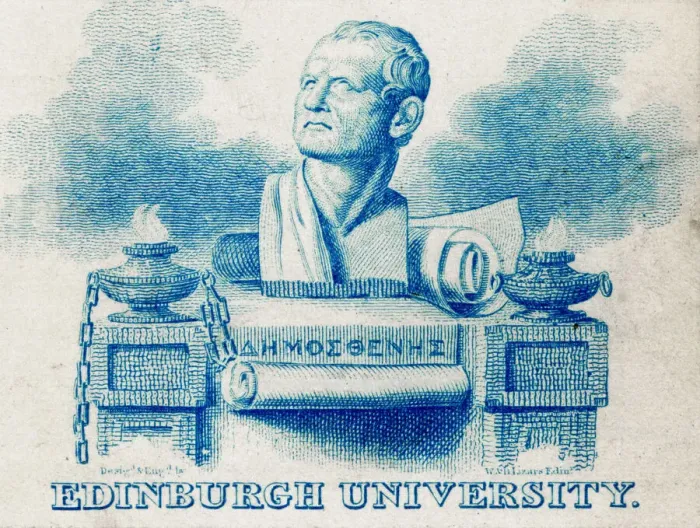 Framed Print : Edinburgh University, bust of Demosthenes Framed Print : Edinburgh University, bust of Demosthenes