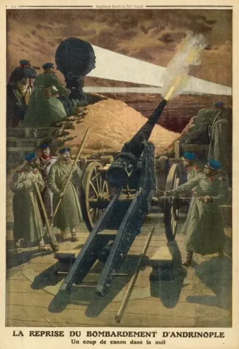 Framed Print : Edirne Bombarded Framed Print : Edirne Bombarded