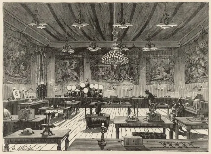 Framed Print : Edison / Paris Exposition Framed Print : Edison / Paris Exposition