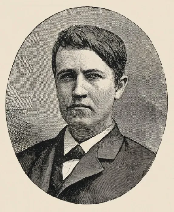 Framed Print : EDISON, Thomas Alva (1847-1931). United States Framed Print : EDISON, Thomas Alva (1847-1931). United States