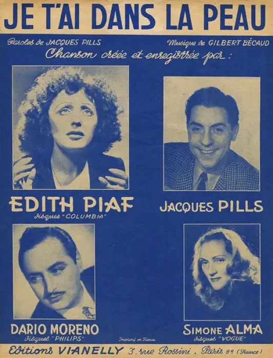 Framed Print : Edith Piaf [Music]