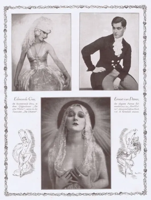 Framed Print : Edmonde Guy and Van Duren in Herman Hallers Noch und Noch, Admiralspalast Framed Print : Edmonde Guy and Van Duren in Herman Hallers Noch und Noch, Admiralspalast