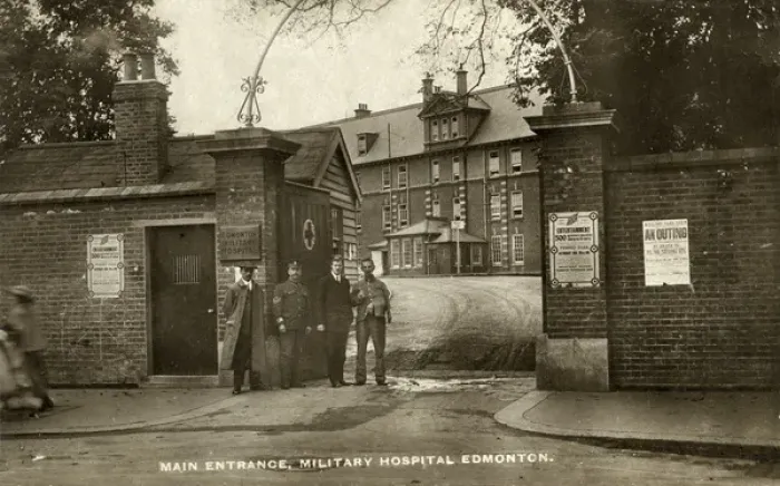 Framed Print : Edmonton Military Hospital, Edmonton, Middlesex Framed Print : Edmonton Military Hospital, Edmonton, Middlesex
