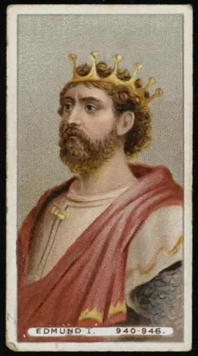 Framed Print : Edmund I / Cig Card Framed Print : Edmund I / Cig Card