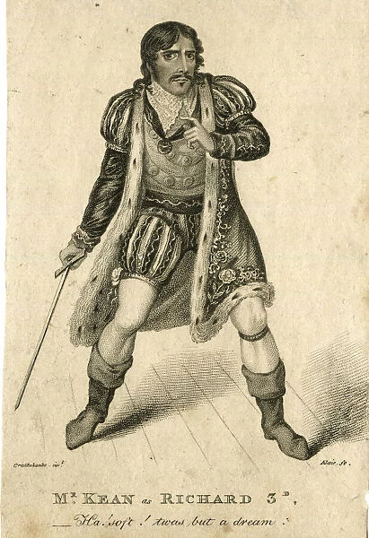 Edmund Kean as Shakespeare's Richard III