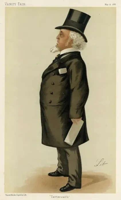 Framed Print : Edmund Tattersall - Racehorse Auctioneer Framed Print : Edmund Tattersall - Racehorse Auctioneer