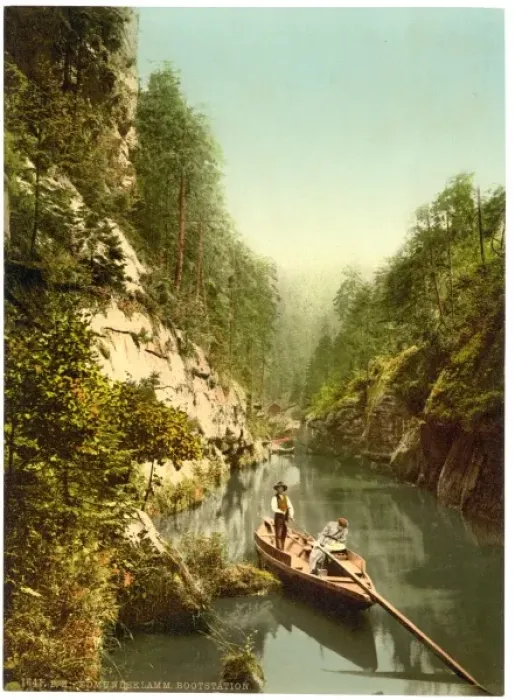 Framed Print : Edmunds Klamm, Bohemian Switzerland, Bohemia, Austro-Hungary Framed Print : Edmunds Klamm, Bohemian Switzerland, Bohemia, Austro-Hungary