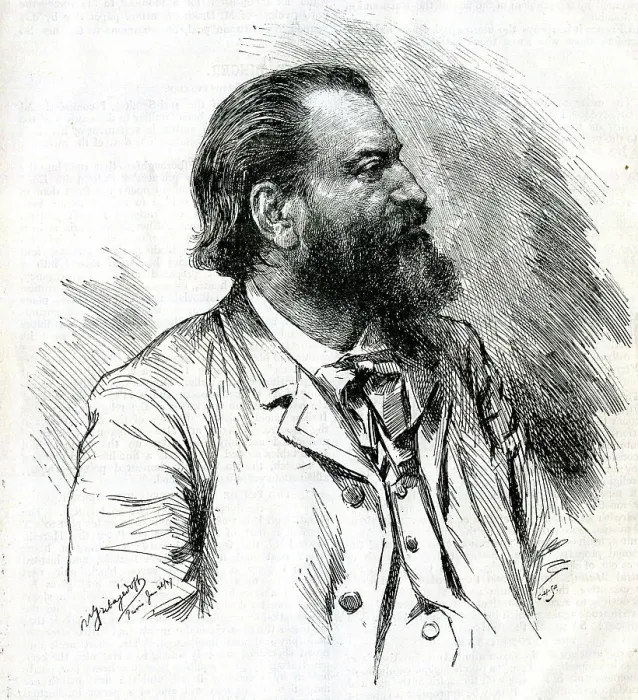 Framed Print : Edouard Adolphe Drumont, French writer and politician Framed Print : Edouard Adolphe Drumont, French writer and politician
