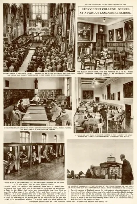 Framed Print : The education of British Youth: Stonyhurst College Framed Print : The education of British Youth: Stonyhurst College