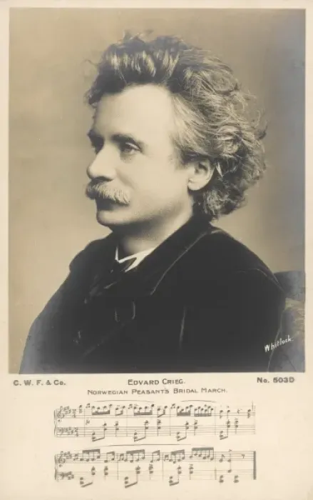 Framed Print : Edvard Grieg Framed Print : Edvard Grieg