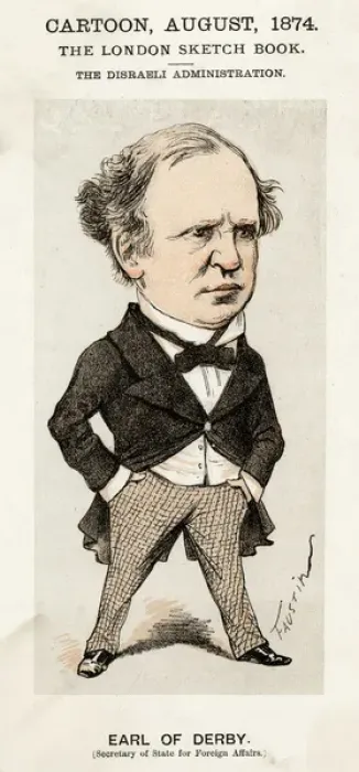 Framed Print : Edward 15th Earl Derby Framed Print : Edward 15th Earl Derby