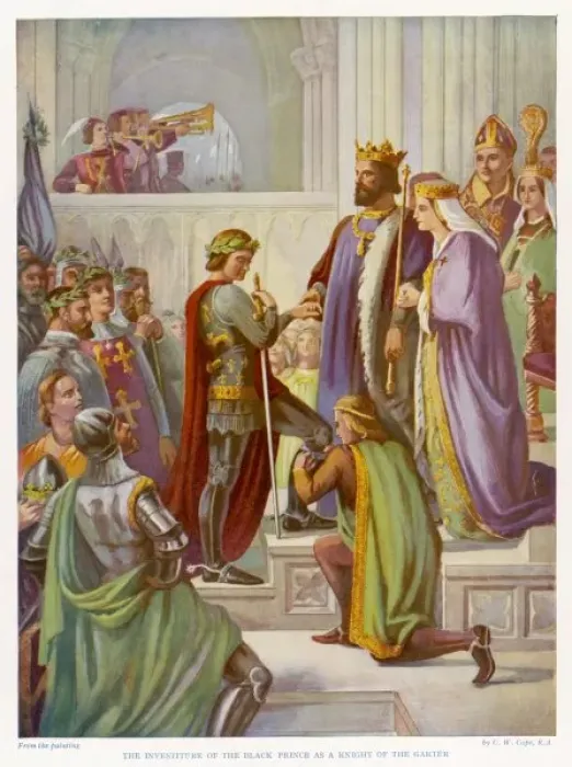 Framed Print : Edward / Black Prince / Cope Framed Print : Edward / Black Prince / Cope