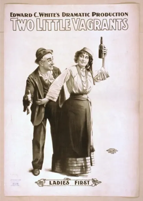 Framed Print : Edward C. Whites dramatic production, Two little vagrants Framed Print : Edward C. Whites dramatic production, Two little vagrants