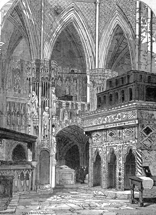 Framed Print : Edward the Confessors Chapel, Westminster Abbey, 1848 Framed Print : Edward the Confessors Chapel, Westminster Abbey, 1848