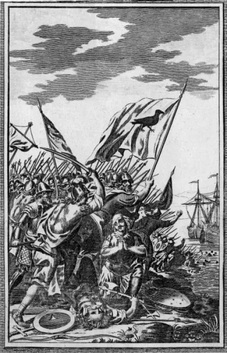 Framed Print : Edward the Elder defeats Danes at Watchet Framed Print : Edward the Elder defeats Danes at Watchet