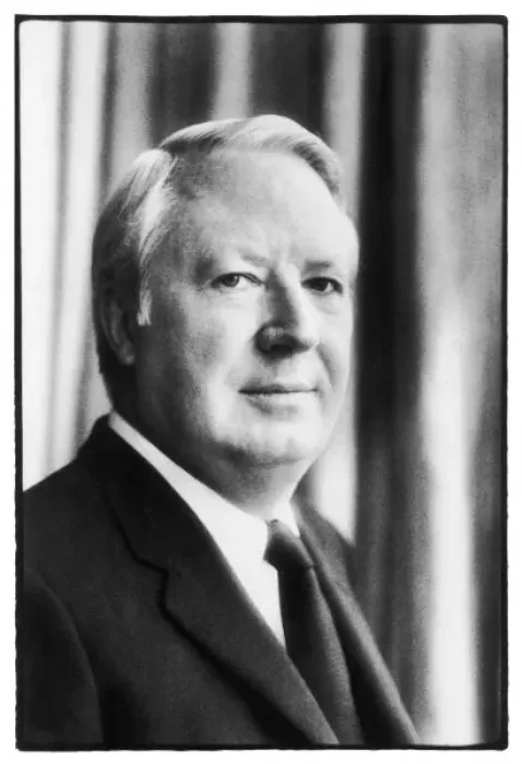 Framed Print : Edward Heath / Photograph Framed Print : Edward Heath / Photograph