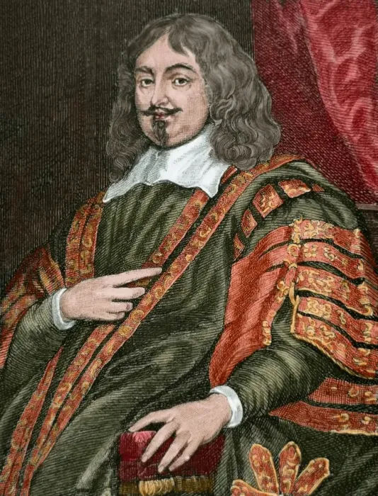Framed Print : Edward Hyde, 1st Earl of Clarendon (1609-1674). English stat Framed Print : Edward Hyde, 1st Earl of Clarendon (1609-1674). English stat