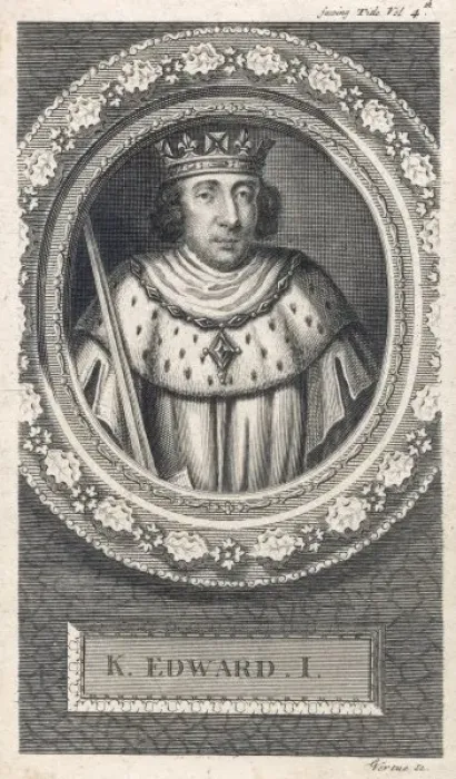 Framed Print : Edward I / Vertue Framed Print : Edward I / Vertue
