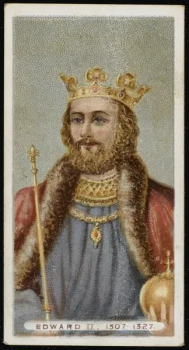 Framed Print : Edward II (Cig Card) Framed Print : Edward II (Cig Card)
