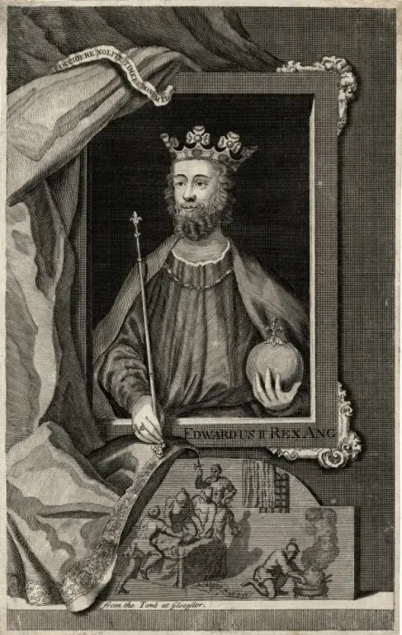 Framed Print : Edward II (Vertue)