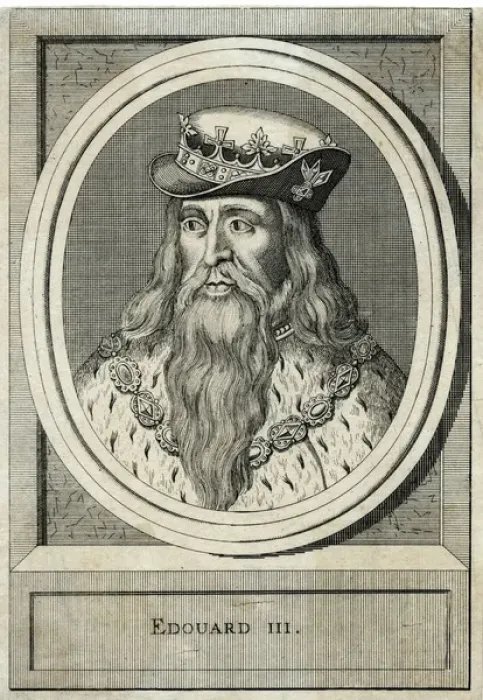 Framed Print : Edward Iii / Anon Oval Eng Framed Print : Edward Iii / Anon Oval Eng
