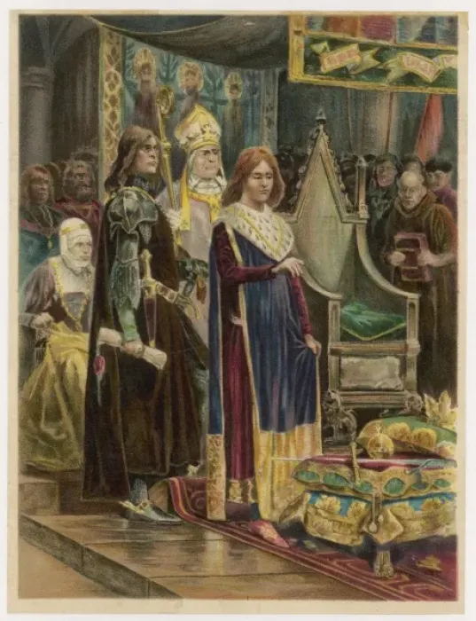 Framed Print : Edward III Coronation Framed Print : Edward III Coronation