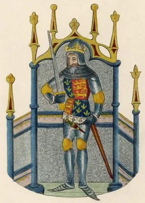 Framed Print : Edward Iii / Strutt Framed Print : Edward Iii / Strutt