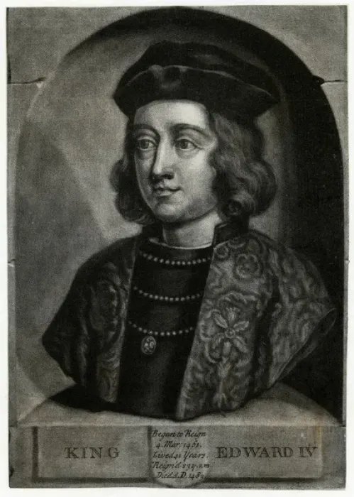 Framed Print : Edward Iv / Anon Mezzotint Framed Print : Edward Iv / Anon Mezzotint