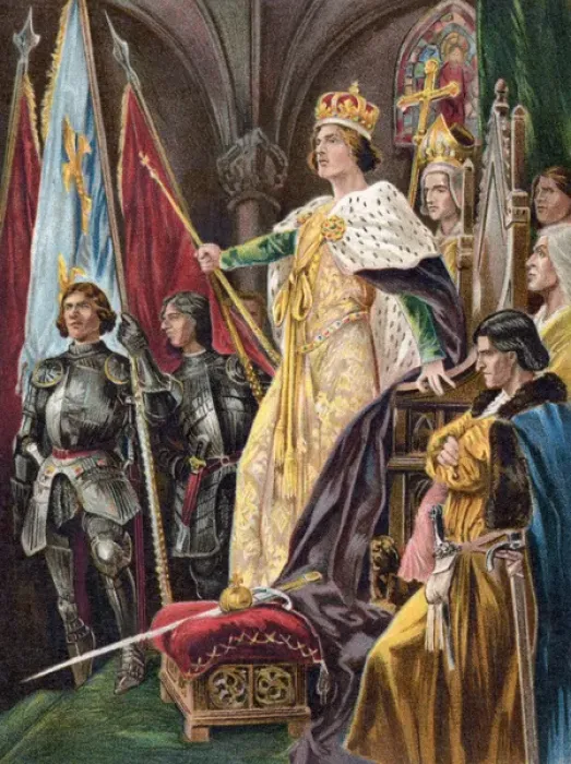 Framed Print : Edward IV Crowned