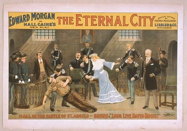 Edward Morgan in Hall Caines new play, The eternal city mus