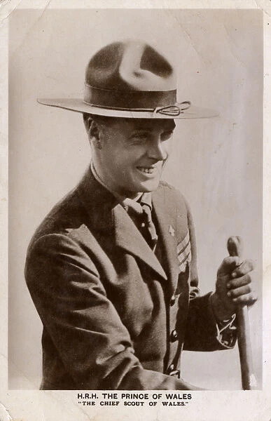 Edward, Prince of Wales as Chief Scout
