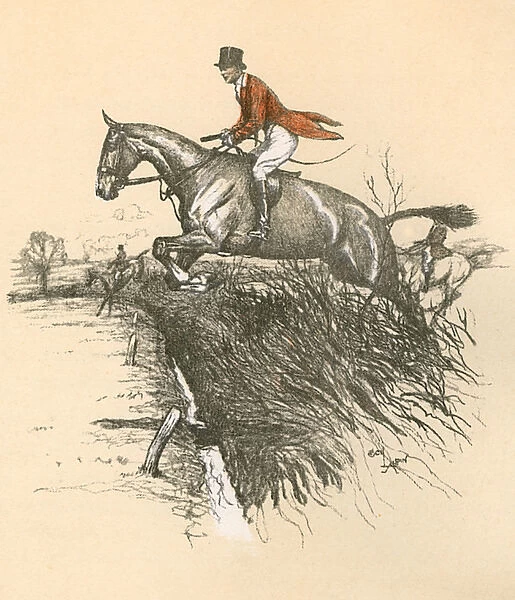 Edward, Prince of Wales, with the Pytchley Hunt