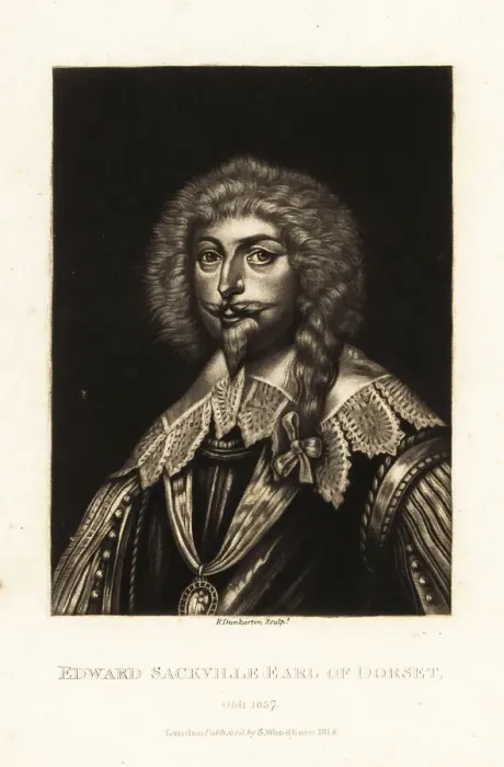 Framed Print : Edward Sackville, 4th Earl of Dorset, English courtier, soldier Framed Print : Edward Sackville, 4th Earl of Dorset, English courtier, soldier