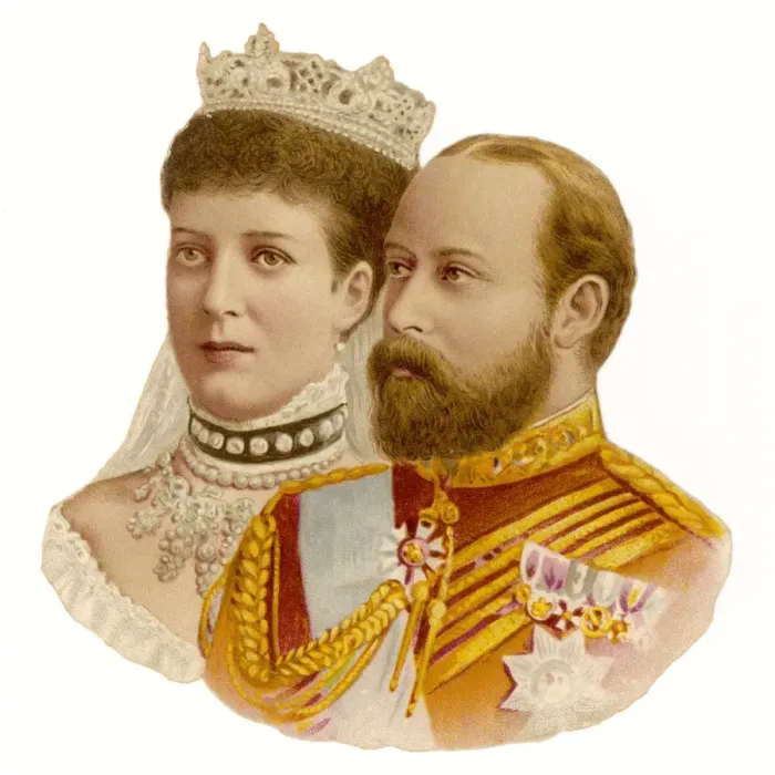 Framed Print : Edward VII and Alexandra