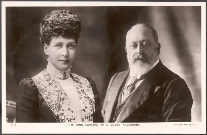 Framed Print : Edward Vii / Alexandra Framed Print : Edward Vii / Alexandra