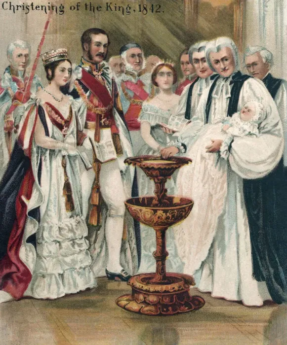 Framed Print : EDWARD VII / CHRISTENING Framed Print : EDWARD VII / CHRISTENING