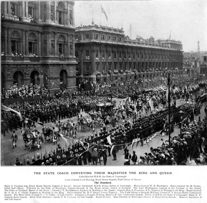 Framed Print : Edward VII Coronation Framed Print : Edward VII Coronation