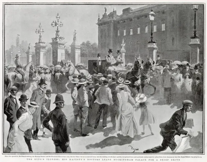 Framed Print : Edward VII coronation postponed 1902 Framed Print : Edward VII coronation postponed 1902