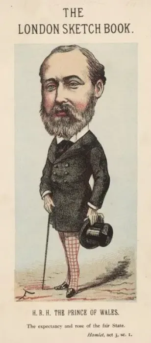 Framed Print : Edward Vii / Faustin 1874 Framed Print : Edward Vii / Faustin 1874