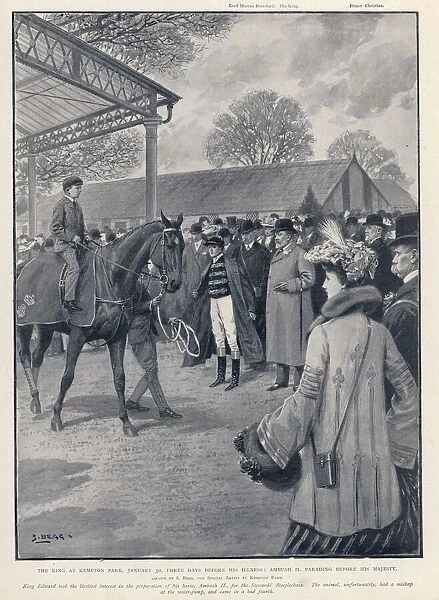 Edward VII at Kempton Park races